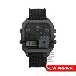 Caterpillar Retro D Multi | AS-169-21-151 | Black Nylon Strap | Ana-Digit Watch | 50M WR | 2Y Warranty