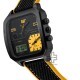 Caterpillar Retro D Multi | AS-169-21-177 | Black Yellow Nylon Strap | Ana-Digit Watch | 50M WR | 2Y Warranty
