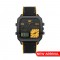 Caterpillar Retro D Multi | AS-169-21-177 | Black Yellow Nylon Strap | Ana-Digit Watch | 50M WR| 2Y Warranty