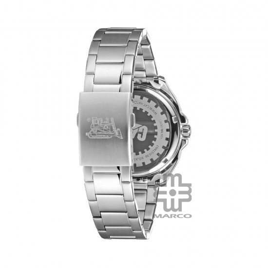 CAT AXIS AV-141-11-232 Silver Stainless Steel Analog Watch | 10 ATM | 44MM | 2Y Warranty