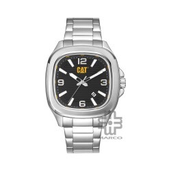 CAT AXIS AV-141-11-131 Silver Stainless Steel Analog Watch | 10 ATM | 44MM | 2Y Warranty