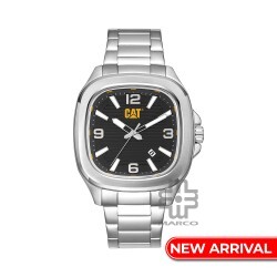CAT AXIS AV-141-11-131 Silver Stainless Steel Analog Watch | 10 ATM | 44MM | 2Y Warranty