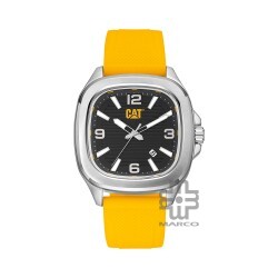CAT AXIS AV-141-27-131 Yellow Silicone Analog Watch | 10 ATM | 44MM | 2Y Warranty