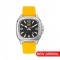 CAT AXIS AV-141-27-131 Yellow Silicone Analog Watch | 10 ATM | 44MM | 2Y Warranty
