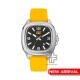CAT AXIS AV-141-27-131 Yellow Silicone Analog Watch | 10 ATM | 44MM | 2Y Warranty