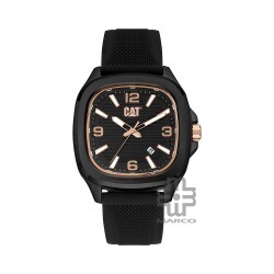 CAT AXIS AV-161-21-139 Black Silicone Analog Watch | 10 ATM | 44MM | 2Y Warranty