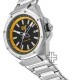 CAT HEXLINE AW-141-11-127 Silver Stainless Steel Band Analog Watch | 10 ATM | 42MM | 2Y Warranty