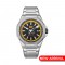 CAT HEXLINE AW-141-11-127 Silver Stainless Steel Band Analog Watch | 10 ATM | 42MM | 2Y Warranty