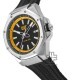 CAT HEXLINE AW-141-21-127 Black Silicone Band Analog Watch | 10 ATM | 42MM | 2Y Warranty
