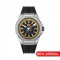 CAT HEXLINE AW-141-21-127 Black Silicone Band Analog Watch | 10 ATM | 42MM | 2Y Warranty