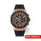 CAT HEXLINE Chrono AW-193-21-129 Black Silicone Band Analog Watch | 10 ATM | 42MM | 2Y Warranty