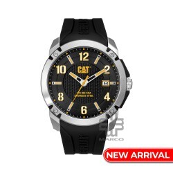 CAT ELITE AX-141-21-132 Black Silicone Band Analog Watch | 10 ATM | 46MM | 2Y Warranty