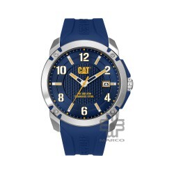 CAT ELITE AX-141-26-632 Blue Silicone Band Analog Watch | 10 ATM | 46MM | 2Y Warranty
