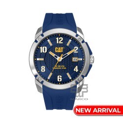 CAT ELITE AX-141-26-632 Blue Silicone Band Analog Watch | 10 ATM | 46MM | 2Y Warranty