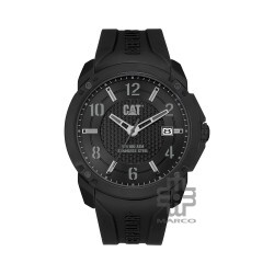 CAT ELITE AX-161-21-131 Black Silicone Band Analog Watch | 10 ATM | 46MM | 2Y Warranty