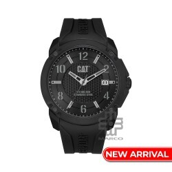 CAT ELITE AX-161-21-131 Black Silicone Band Analog Watch | 10 ATM | 46MM | 2Y Warranty