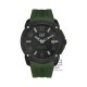 CAT ELITE AX-161-23-131 Green Silicone Band Analog Watch | 10 ATM | 46MM | 2Y Warranty
