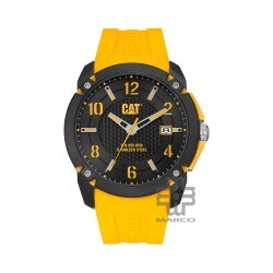 CAT ELITE AX-161-27-137 Yellow Silicone Band Analog Watch | 10 ATM | 46MM | 2Y Warranty