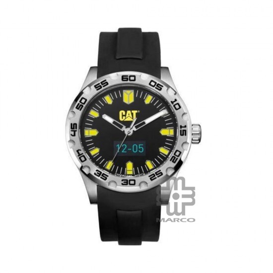 CAT C-SMART B1-145-21-127 BLACK SILICON STRAP MEN WATCH CAT C-SMART B1-145-21-127 BLACK SILICON STRAP MEN WATCH