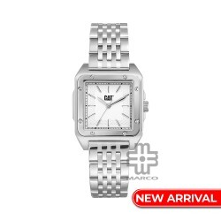 CAT SQUARE WOMENS B2-341-11-222 Stainless Steel Band Analog Watch | 5 ATM | 30MM | 2Y Warranty