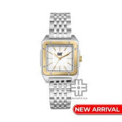 CAT SQUARE WOMENS B2-381-11-228 Stainless Steel Band Analog Watch | 5 ATM | 30MM | 2Y Warranty