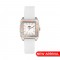 CAT SQUARE WOMENS B2-391-20-929 Silicone Band Analog Watch | 5 ATM | 30MM | 2Y Warranty