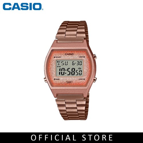 Casio General B640WCG-5 Rose Gold Stainless Steel Band Women Watch