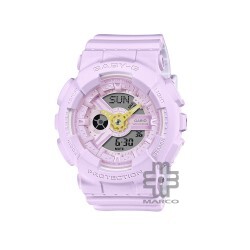 Casio Baby-G BA-110AH-6A Purple Resin Band Women Sports Watch