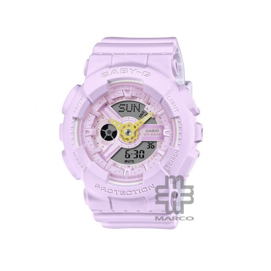 Casio Baby-G BA-110AH-6A Purple Resin Band Women Sports Watch