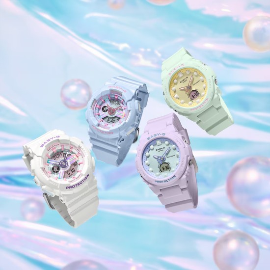 Casio Baby-G BA-110FH-2A Purple Blue Resin Band Women Sports Watch