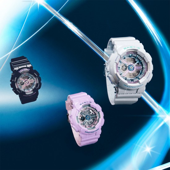 Casio Baby-G BA-110MC-2A Indigo Resin Band Women Sports Watch