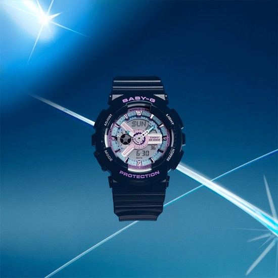 Casio Baby-G BA-110MC-2A Indigo Resin Band Women Sports Watch