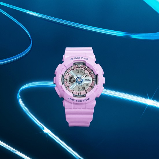 Casio Baby-G BA-110MC-6A Pink Resin Band Women Sports Watch