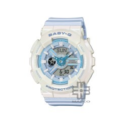 Casio Baby-G BA-110PD-2A Blue Resin Band Women Sports Watch