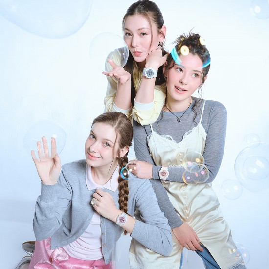 Casio Baby-G BA-110PS-7A White Resin Band Women Sports Watch