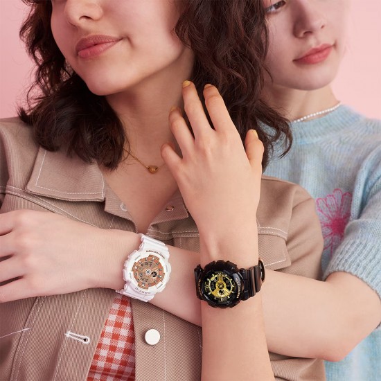 Casio Baby-G BA-110X-7A1 White Resin Band Women Sports Watch Casio Baby-G BA-110X-7A1 White Resin Band Women Sports Watch