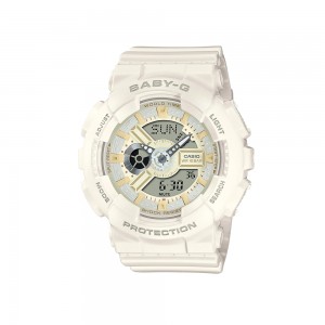 Casio Baby-G Sweets Collection Chocolate BA-110XSW-7A White Resin Band Women Sports Watch