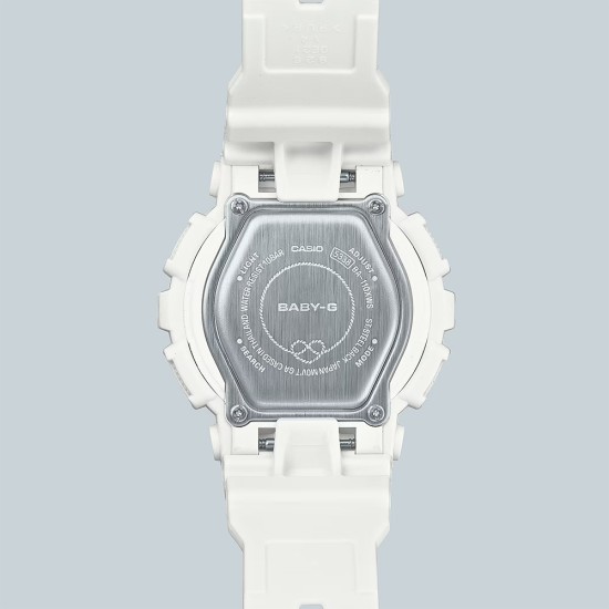 Casio Baby-G Seasonal Collection 2023 BA-110XWS-7A White Resin Band Women Sports Watch