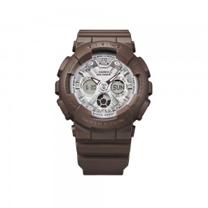 Casio Baby-G Sweets Collection Chocolate BA-130SW-5A Dark Brown Resin Band Women Sports Watch