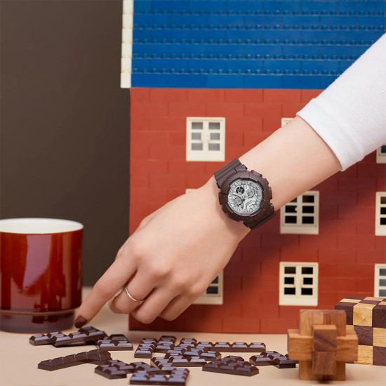 Casio Baby-G Sweets Collection Chocolate BA-130SW-5A Dark Brown Resin Band Women Sports Watch