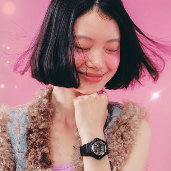 Casio Baby-G BG-169KB-1 Black Resin Band Women Sports Watch