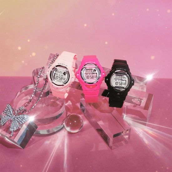 Casio Baby-G BG-169KB-4B1 Rose Pink Resin Band Women Sports Watch