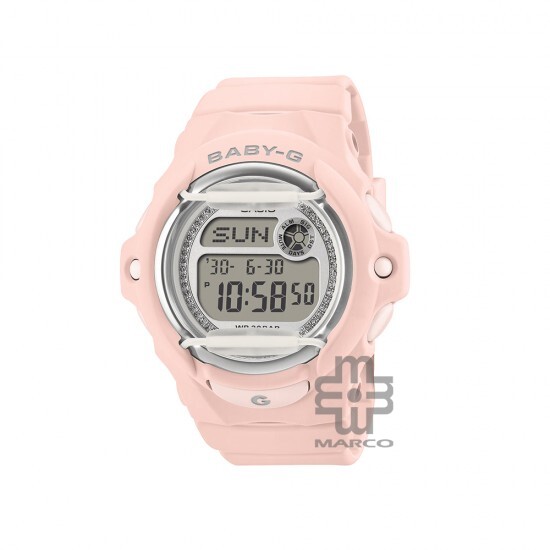 Casio Baby-G BG-169KB-4 Light Pink Resin Band Women Sports Watch