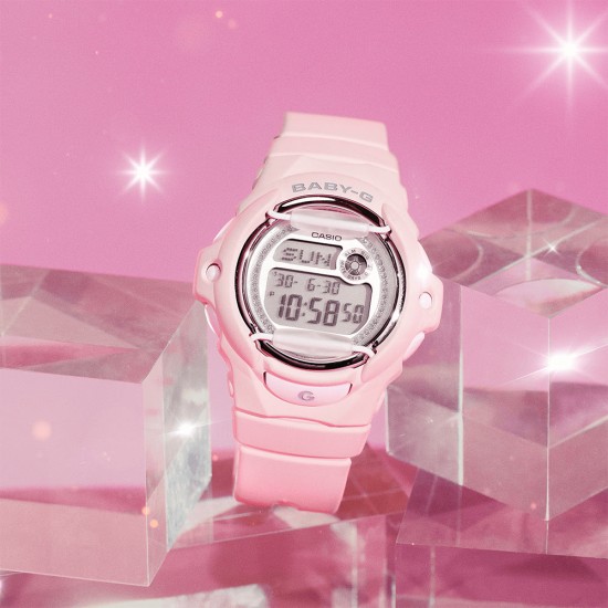 Casio Baby-G BG-169KB-4 Light Pink Resin Band Women Sports Watch