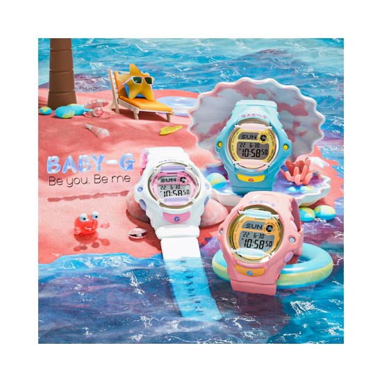 Casio Baby-G BG-169PB-7 White Resin Band Women Sports Watch