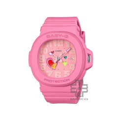 Casio Baby-G Playful Heart Series BGA-10-4A Pink Resin Band Women Sport Watch