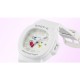 Casio Baby-G Playful Heart Series BGA-10-7A White Resin Band Women Sport Watch