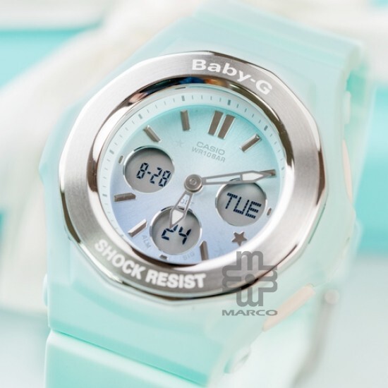 Casio Baby-G  BGA-100ST-3A Pastel Green Women Sports Watch