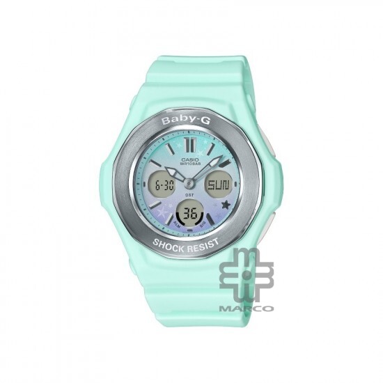 Casio Baby-G  BGA-100ST-3A Pastel Green Women Sports Watch