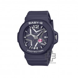 Casio Baby-G Pop and Space Series BGA-10D-2A1 Black Resin Band Women Sport Watch